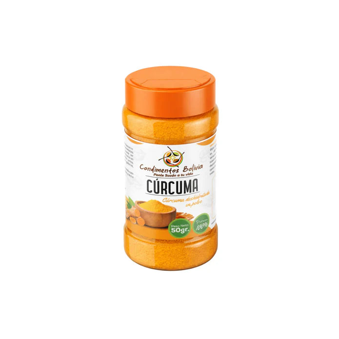 Cúrcuma En Polvo Condimento Bolivia X 50G