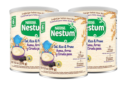 Nestle Nestum Infant Cereal Multicereal with Prune 9.5 OZ