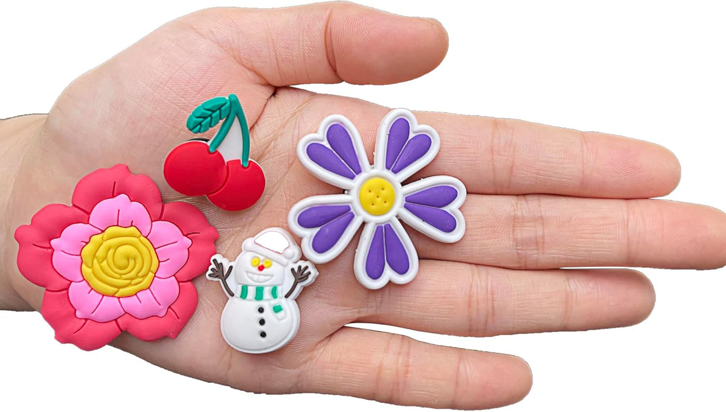 Lot of 30 50 100pcs Random Shoe Charms for Shoes Decoration Charms